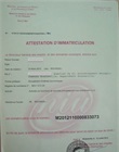 Attestation d'immatriculation NIU (PM)